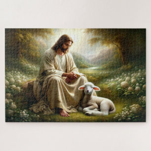 Jezus en het Lam Puzzel