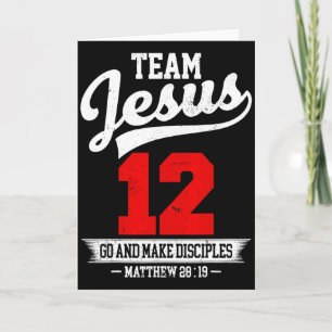 Jezus En Honkbal Team Jezus Christelijk Mattheüs 2 Kaart