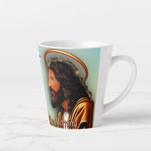 Jezus en ik in de ochtend latte mok (Rechts)