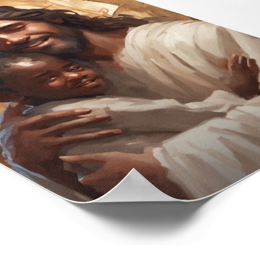 Jezus en kind posters (Hoek)