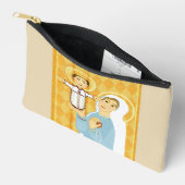 Jezus en kinderen bidden rozenkrans etui (Open)