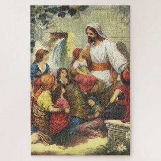 Jezus en kinderen legpuzzel