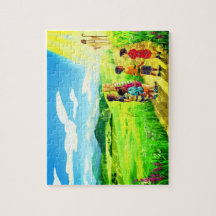 Jezus en kleine kinderen Puzz; e