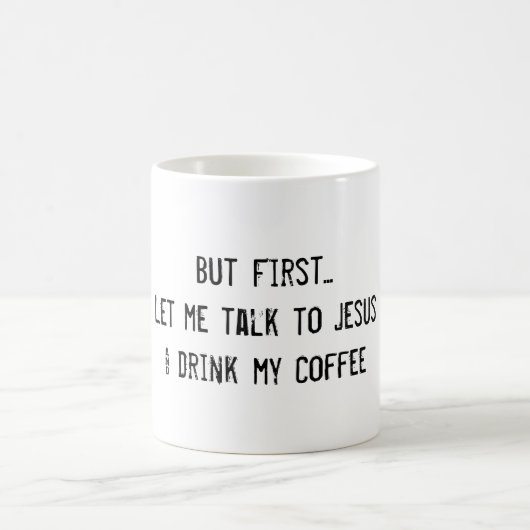 Jezus en koffie koffiemok (Center)