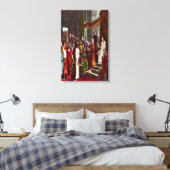 Jezus en Pilatus verpakt Canvas (Insitu (Slaapkamer))