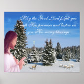 Jezus en Sheep Poster (Voorkant)