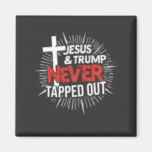 Jezus en Trump hebben nooit getikt Magneet