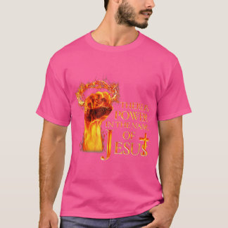 Jezus, er is kracht in de Naam van Jezus, Grappig T-shirt