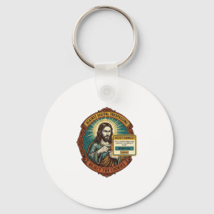 Jezus Ergerlijke Accepteer Cookies Pop-up Internet Sleutelhanger