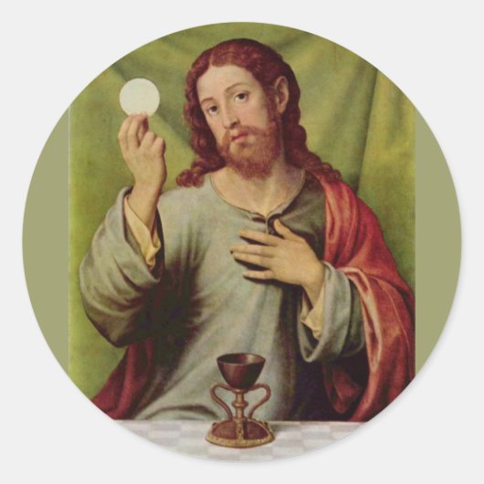 Jezus eucharistie sticker (Voorkant)