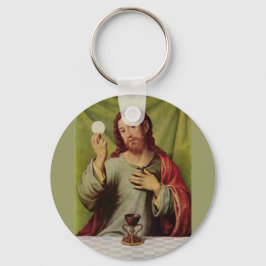 Jezus eucharistische sleutelhanger