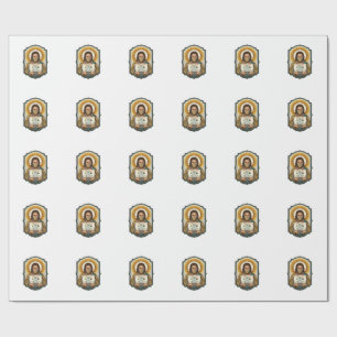 Jezus faalde Face Unlock Maskerkenningstechnologie Cadeaupapier