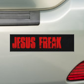 Jezus Freak bumper sticker (Op auto)