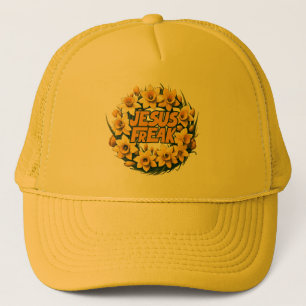 Jezus Freak Daffodil krans illustratie Trucker Pet
