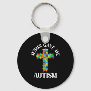 Jezus gaf christelijk autistisch autismetoegankeli sleutelhanger