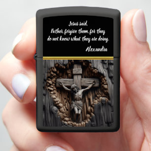 Jezus gekruisigde houten kruisbeeld roept emotie o