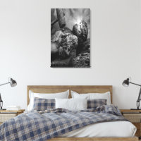 Jezus genageld verpakt canvas