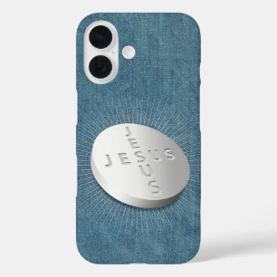 Jezus geneest pil Christelijk religieus geloof Den iPhone 16 Hoesje