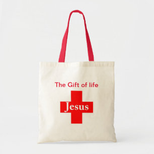 Jezus Geschenk van het Leven Tote Bag