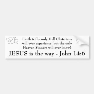 Jezus Getuigen bumpersticker