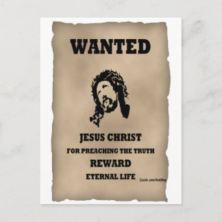 Jezus Gezocht Poster Briefkaart