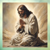 Jezus glimlacht raam vast raamsticker (Vel 3)