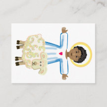 Jezus Goede Herder bidt voor kinderen