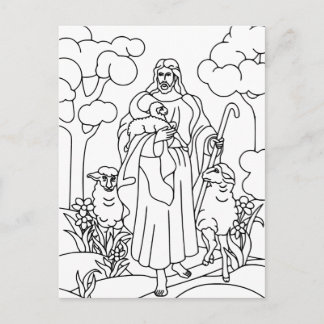 Jezus goede herder briefkaart