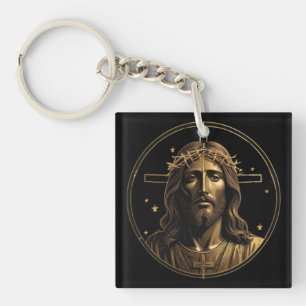 Jezus Goud 1 Sleutelhanger