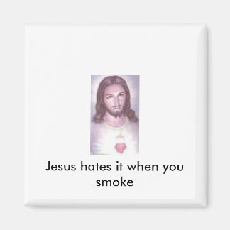 Jezus haat het als je rookt magneet