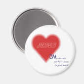 Jezus hart magneet (Voorkant / Achterkant)