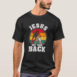 Jezus heeft je Christelijke Religere Wrestler W T-shirt
