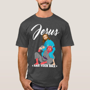 Jezus heeft je rug Jiu Jitsu Bjj Mma Long T-shirt