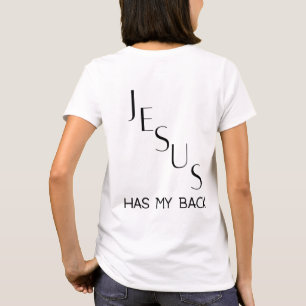 Jezus heeft mijn rug t-shirt