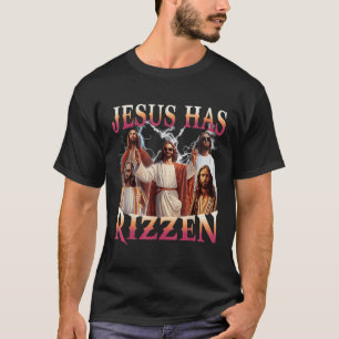Jezus heeft Rizzen Grappige Christelijke meme nieu T-shirt