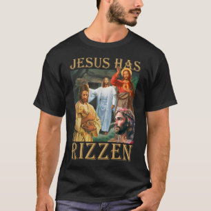 Jezus heeft Rizzen - Hij is Rizzen Jezus Rizz T-shirt