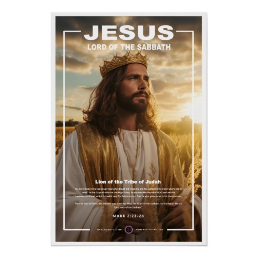 Jezus - Heer van Sabbat Perfect Poster (Voorkant)