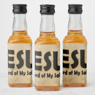 Jezus Heer Verlossing Likeurfles Etiket