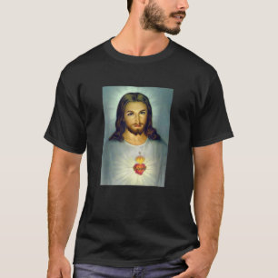 Jezus Heilig Hart Goddelijke Barmhartigheid Christ T-shirt