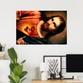Jezus - Heilig Hart Poster (Thuiskantoor)