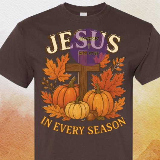 Jezus - Herfst - Christelijk T-shirt