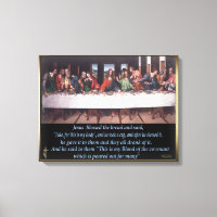 Jezus het laatste schilderij van het suikerdoek