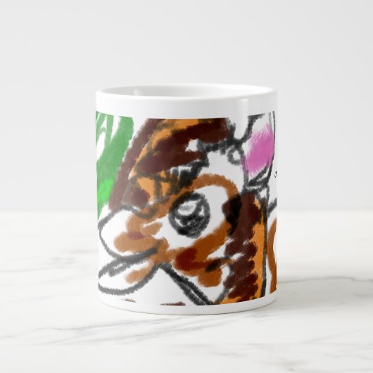 Jezus hier extra grote beker (Voorkant)