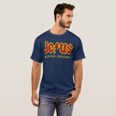 Jezus Highway to Heaven Funny Christelijk T-shirt (Voorkant volledig)