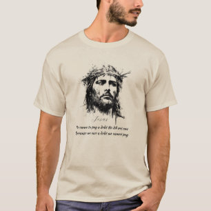 Jezus Hij kwam om een schuld te betalen die hij ni T-shirt