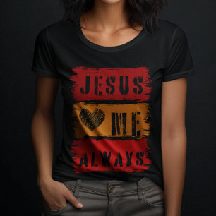 Jezus Houdt Altijd Van Mij - Bid Gospel Voor Vrouw T-shirt