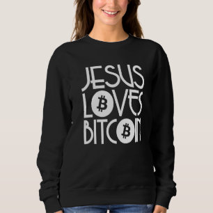 Jezus houdt van Bitcoin Trui