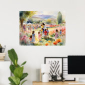 Jezus houdt van de kinderen poster (Thuiskantoor)