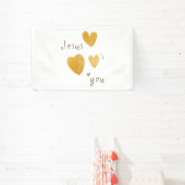 Jezus houdt van je Banner Sign (Insitu)