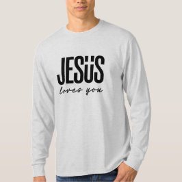JEZUS HOUDT VAN JE | CHRISTELIJK T-SHIRT